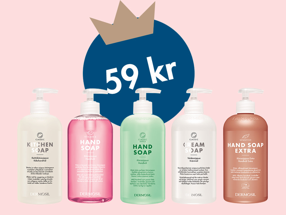 Ett urval tvålar 59 kr