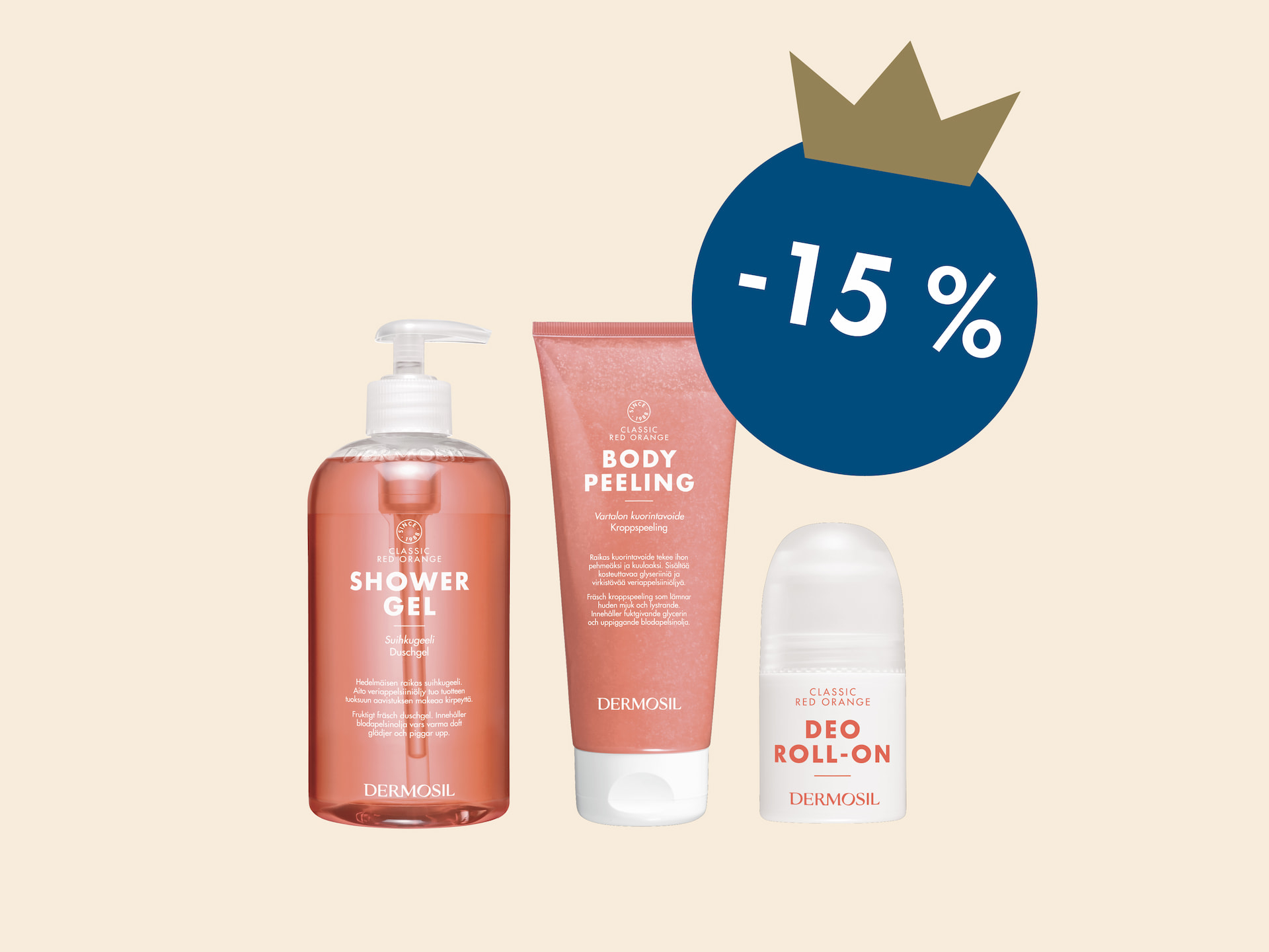 Röd apelsin-produkter -15 %