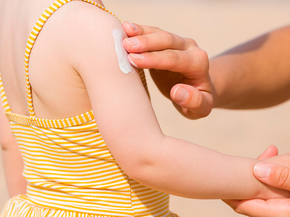 Skydda huden från solens strålar